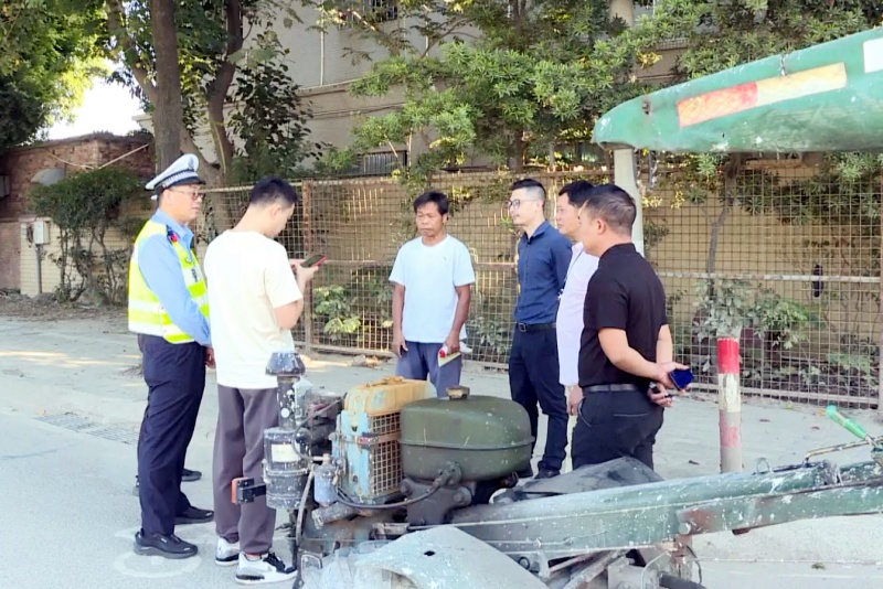 望牛墩：多部門開展拖拉機聯合執法集中整治行動