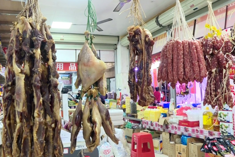 &ldquo;臘味&rdquo;飄香  產銷兩旺