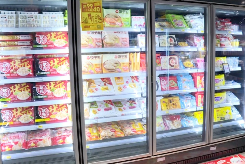 冬至前夕超市餃子湯圓迎來銷售高峰