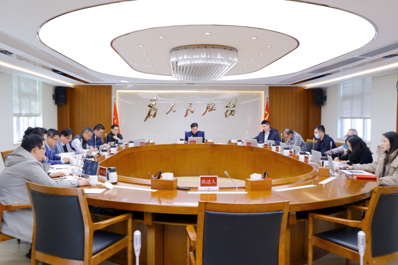 望牛墩鎮召開黨委會議