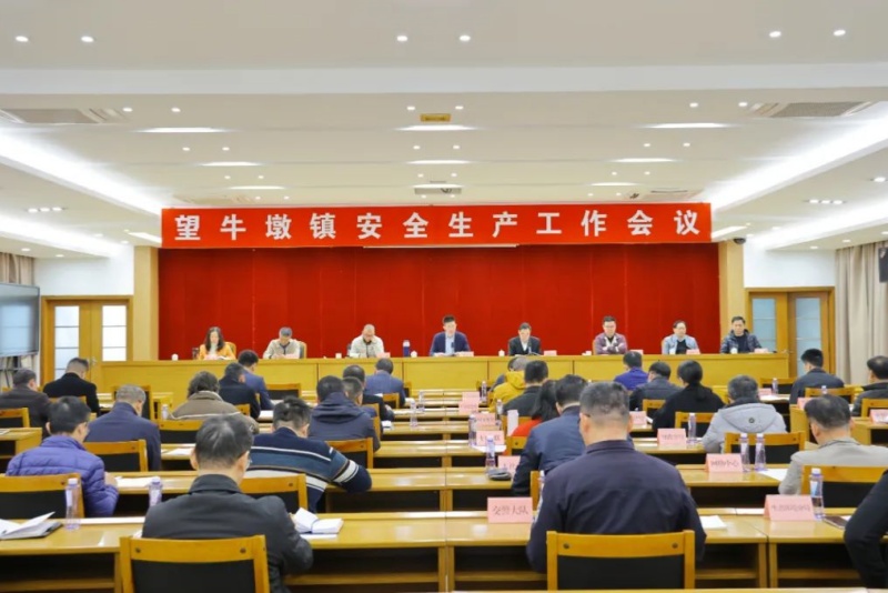 望牛墩鎮召開安全生產工作會議