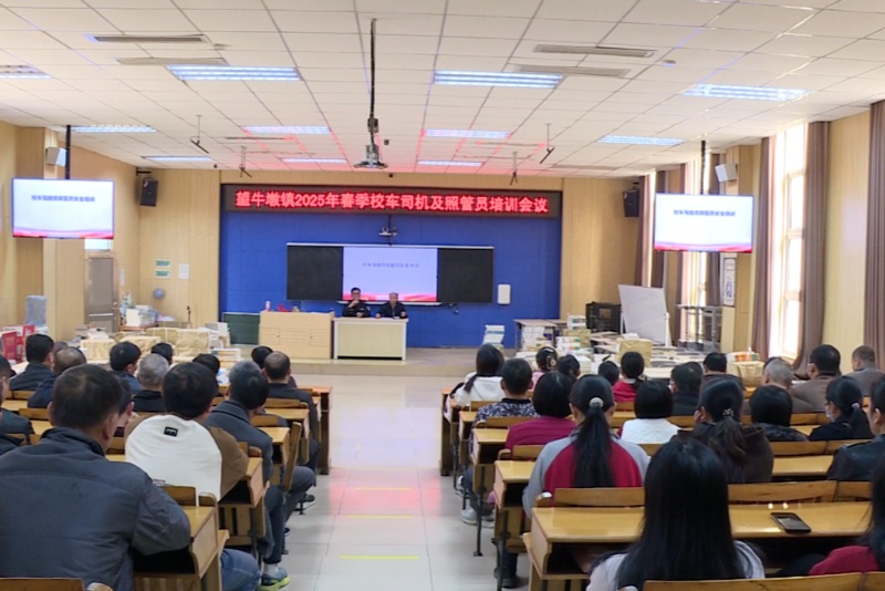 望牛墩鎮召開2025年春季校車司機及照管員培訓會議
