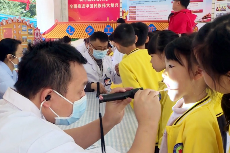 望牛墩：開展2025年兒童免費健康體檢 提高兒童健康水平