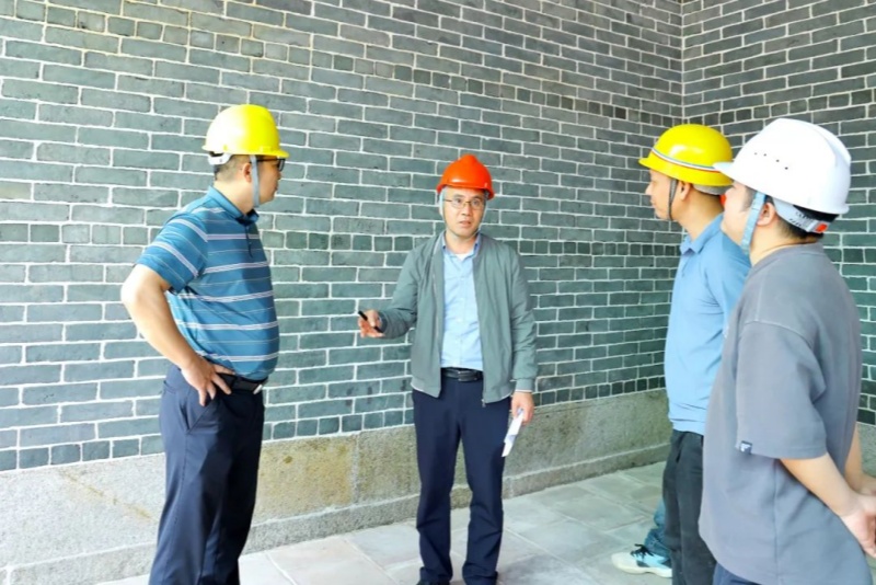 市文化廣電旅游體育局到望牛墩鎮開展文物保護工程安全檢查工作