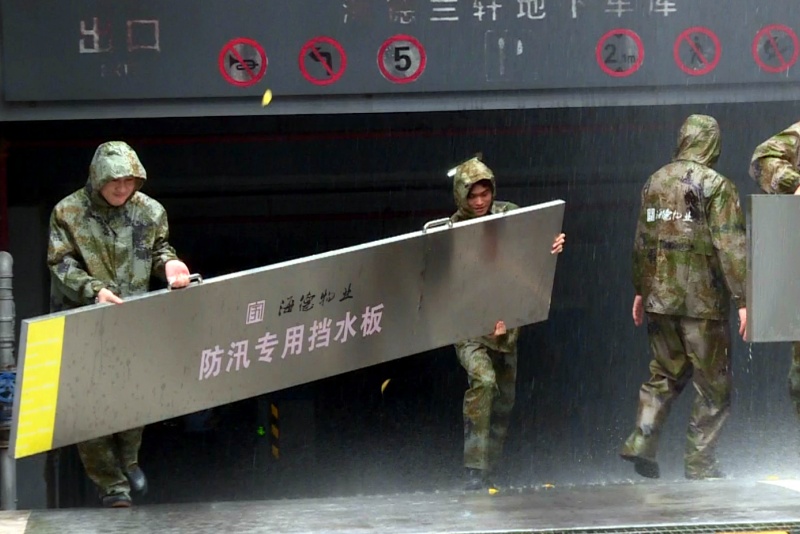 以練筑防！望牛墩鎮開展物業小區防汛應急實戰演練