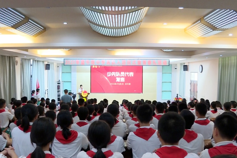 望牛墩鎮舉行&ldquo;十四而志，青春向黨&rdquo;離隊入團儀式