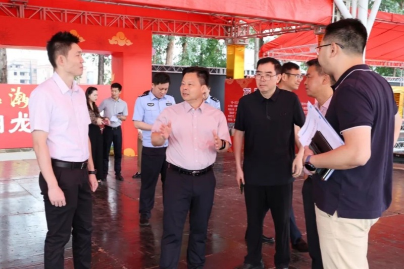 望牛墩鎮(zhèn)領(lǐng)導(dǎo)現(xiàn)場督導(dǎo)檢查2025年端陽龍舟競渡活動(dòng)籌備工作