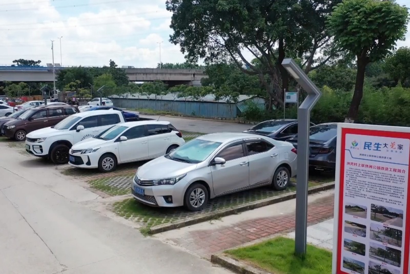 望牛墩鎮洲灣村一閑置地煥新惠民生