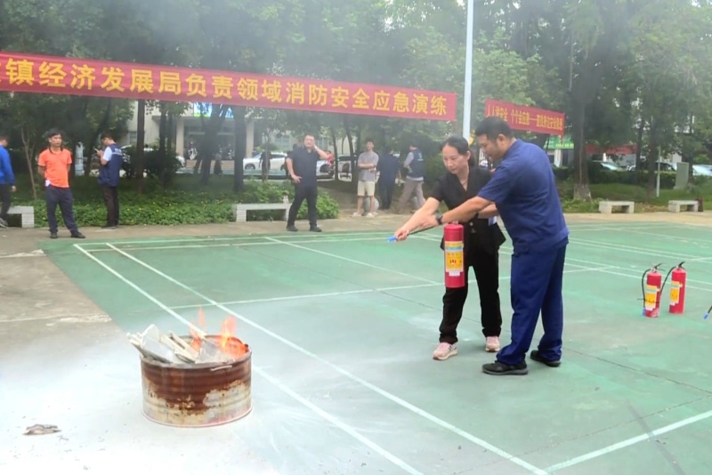 望牛墩鎮(zhèn)開展夏季應急演練 筑牢夏季安全生產防線