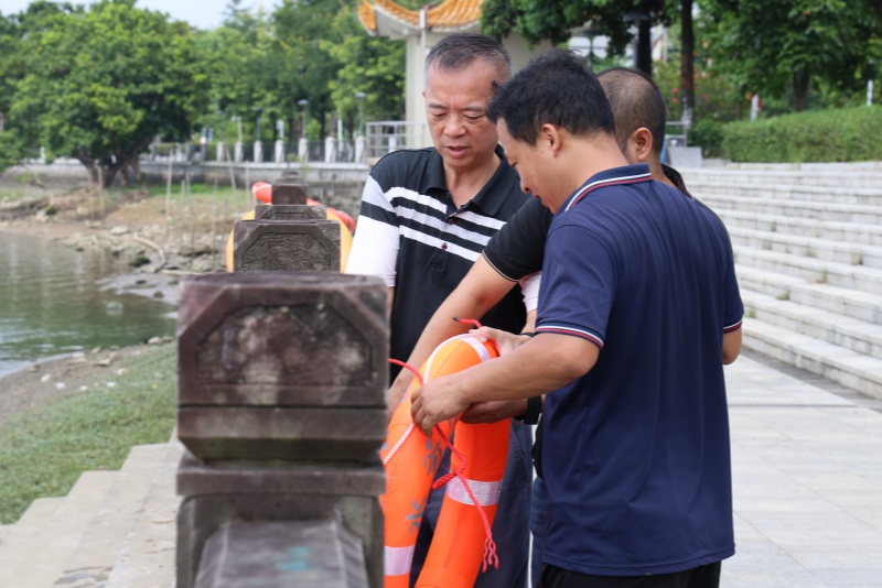 轄區(qū)水域增設(shè)救生設(shè)施，筑牢防溺水生命線