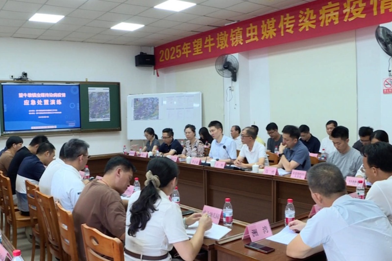 望牛墩鎮開展蟲媒傳染病疫情應急處置演練