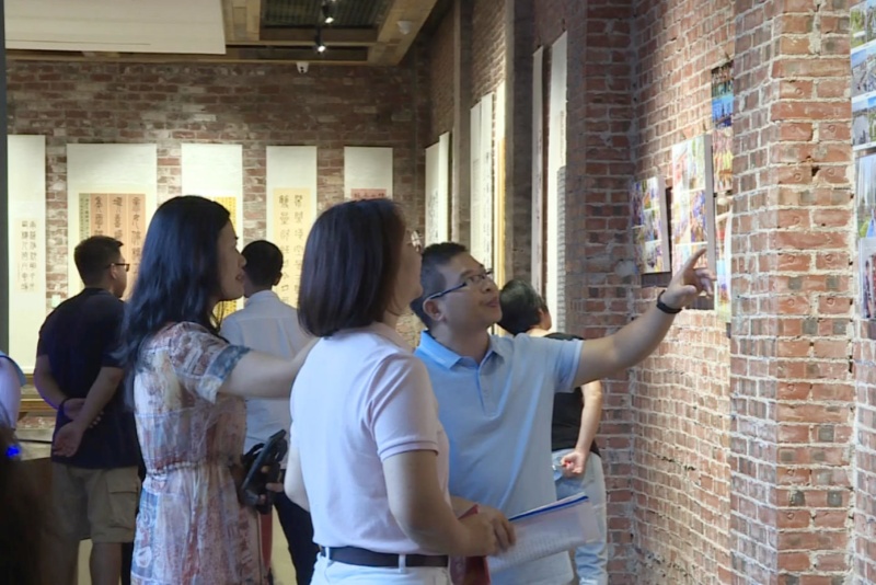 精品薈萃！望牛墩鎮第三屆&ldquo;鵲橋杯&rdquo;書法美術攝影聯展開幕