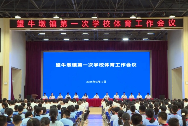 望牛墩鎮召開第一次學校體育工作會議，打造&ldquo;1369&rdquo;體育工作體系