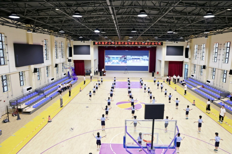 望牛墩鎮&ldquo;動起來杯&rdquo;小學生跨校班際籃球、跳繩對抗賽開賽