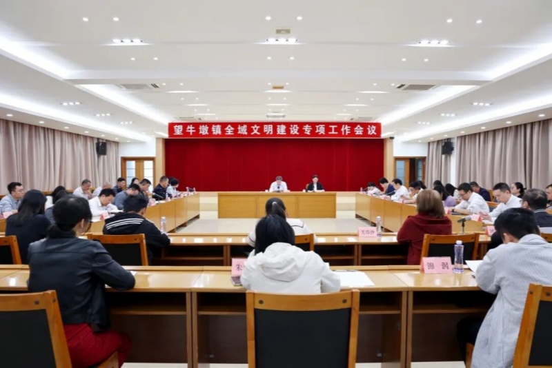 全域文明｜再部署再推動再落實！望牛墩鎮召開全域文明建設專項工作會議
