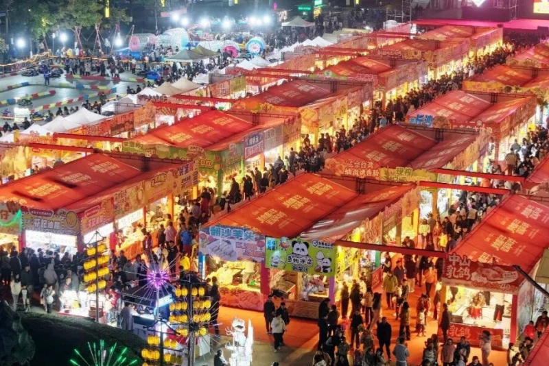 科技邂逅古韻，美食融合文化！望牛墩鎮(zhèn)美食文化周&ldquo;炫&rdquo;亮冬夜