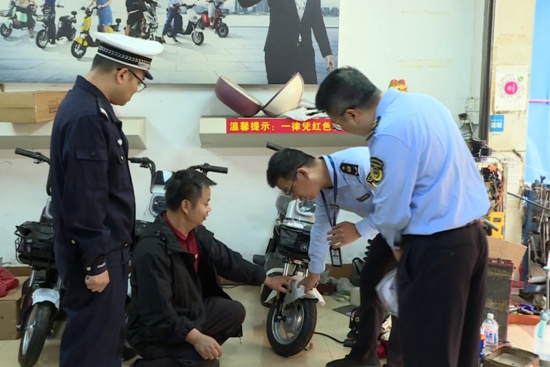 望牛墩：開展新國標實施情況檢查，保障電動自行車出行安全