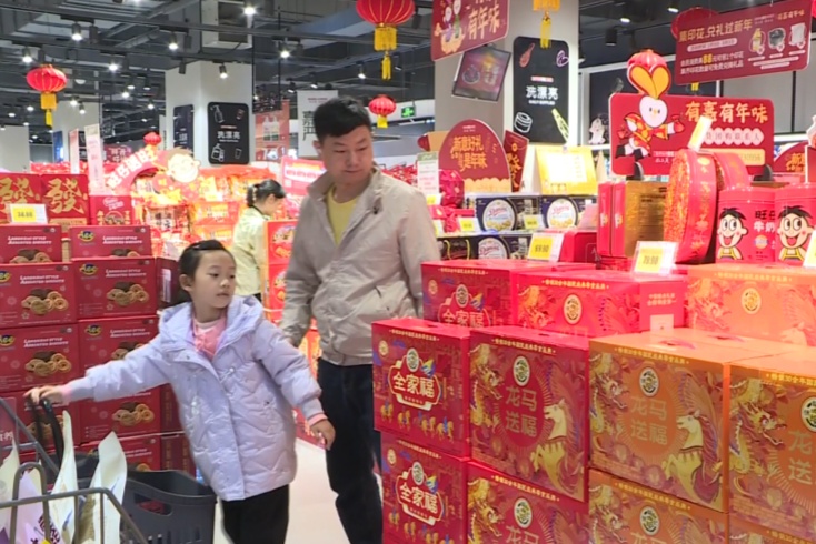 備年貨、盼團圓，望牛墩鎮年貨市場紅紅火火